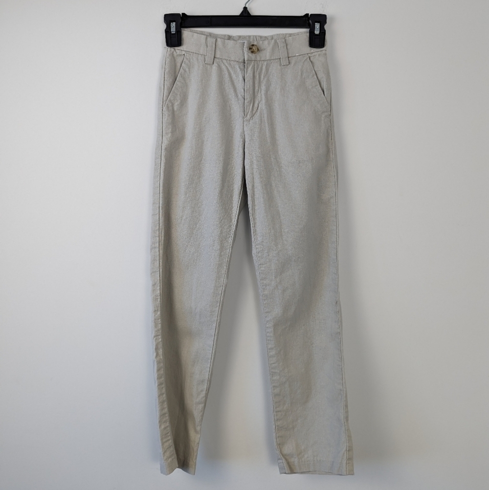 Kid's Dressed Up by Gymboree Linen Blend Trousers - Size 8